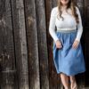Trachtenrock Blau