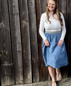 Trachtenrock Blau