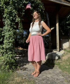 Trachtenrock Altrosa